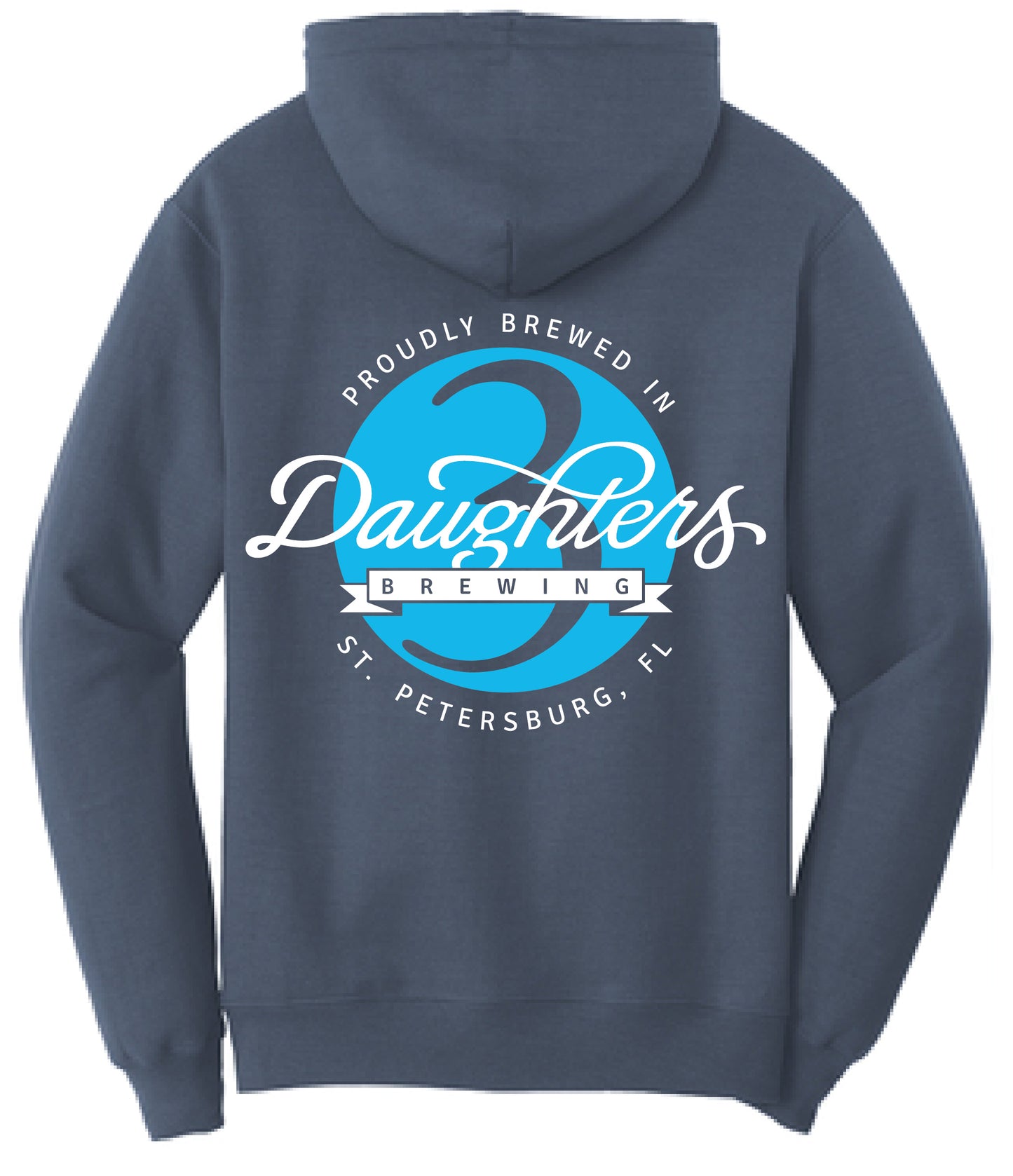 Blue 3 Daughters Hoodie