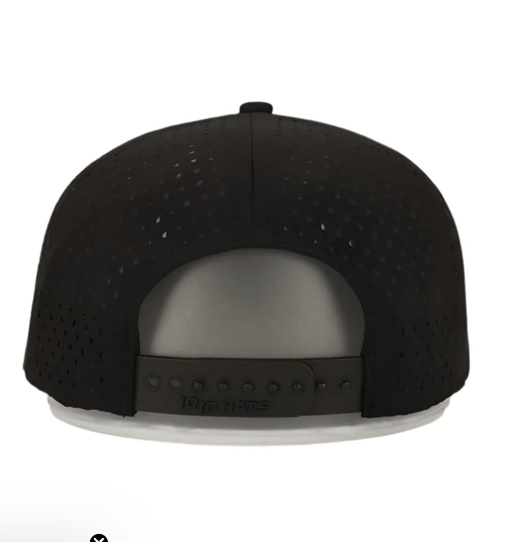 1010 5 Panel Waterproof Snap Back 3DB Logo Hat