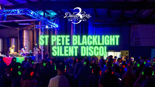 St Pete Black Light Silent Disco Party!